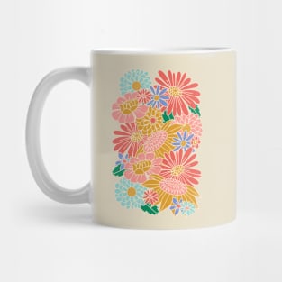 70s Retro Floral - Spring Garden Mug